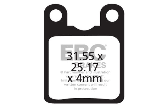 EBC Cycle Brake Pad for GIANT CFA330HH (CFA333)