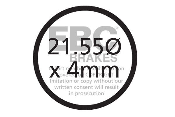 EBC Cycle Red Brake Pad for VOXA MD35 (CFA339R)