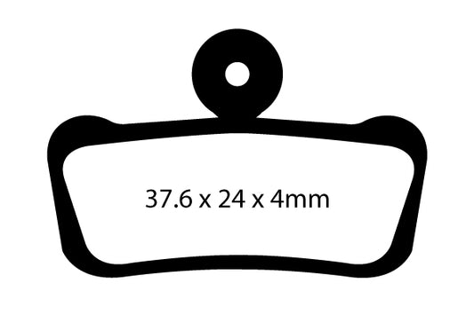 EBC Cycle Gold Brake Pad for AVID/SRAM G2 RSC (A1) (CFA633HH)