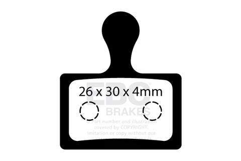 EBC Cycle Brake Pad for REVER ATTACK-S(FM) (CFA734)